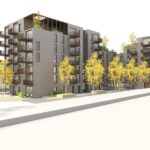Build to rent site in Glasgow’s west end brought to market Artist's impression