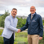 HIE and Great British Energy sign partnership agreement Juergen Maier CBE, chair of Great British Energy and Stuart Black, chief executive of HIE