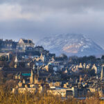 Building better the Scottish way: a fabric-first guide Panoramic view of the Stirling Castle and the old town with the Highlands at the background