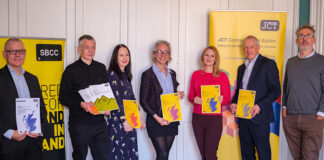 L-R: SBCC board comprising Dr Andrew Agapiou, John McLeish, Sarah Peterson, Ysella Jago, Evelyn Scott, Ross Mathie, and Pat Loftus. © Stuart Hay