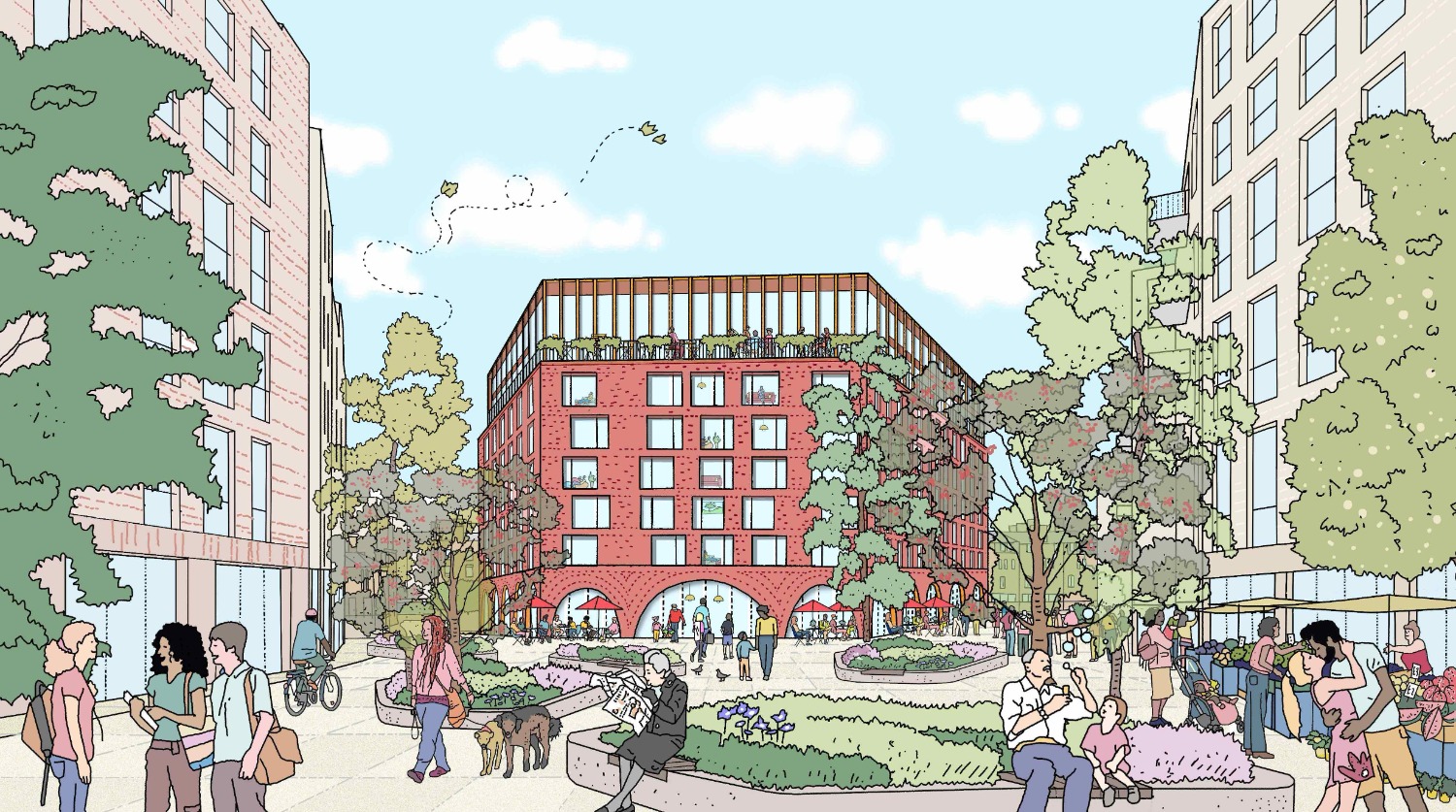 Artist's impression of plans