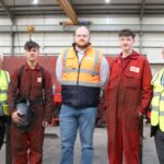 East Lothian construction courses benefit youngsters and local firms East Lothian Provost Councillor John McMillan, Luca Scott, Mark McDonald (Had Fab Manufacturing Manager), Rory Mclaughin, East Lothian Council Leader Councillor Norman Hampshire.