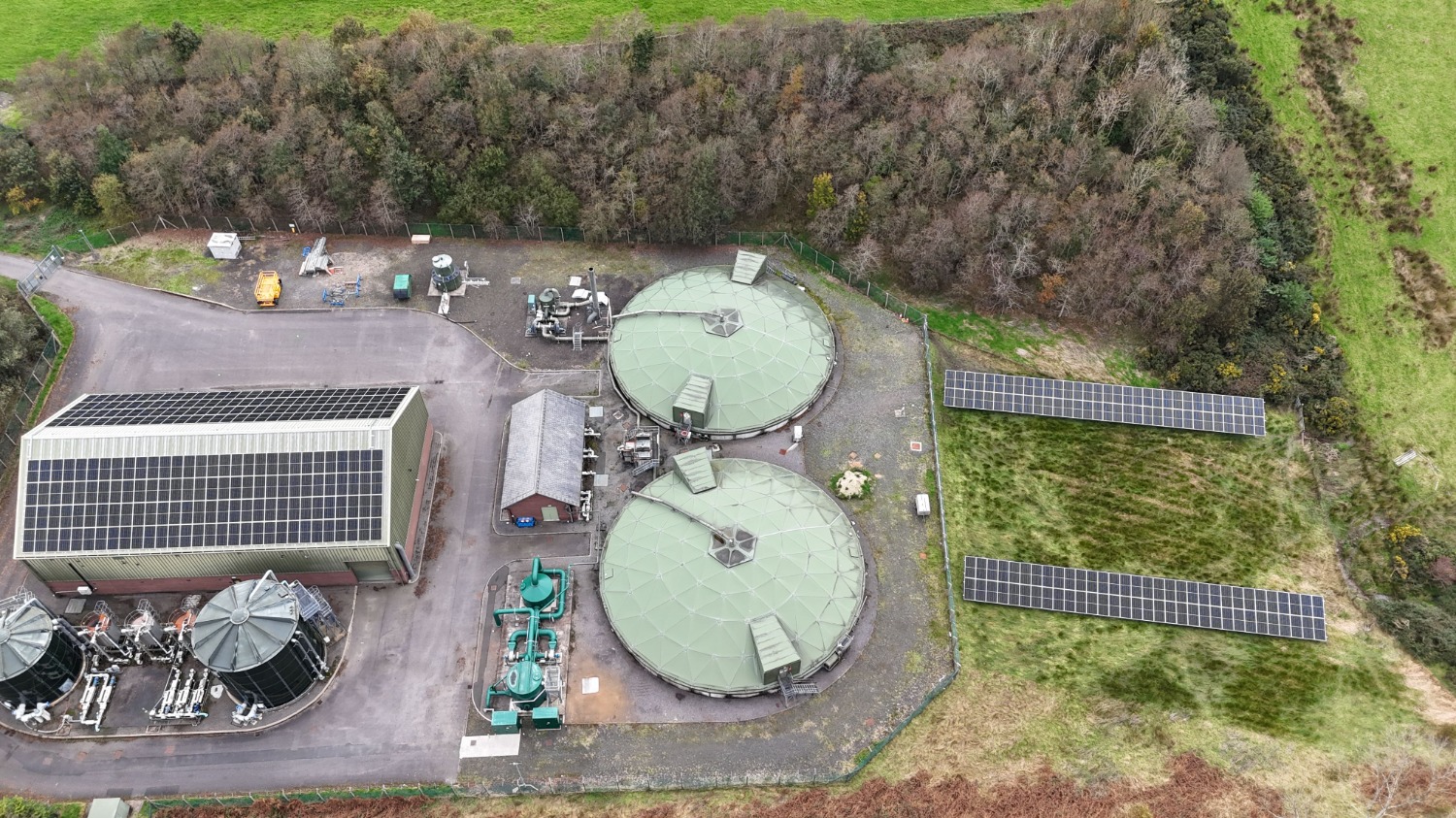 Aerial of site