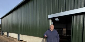 Mike Duxbury at the farm