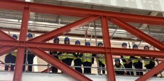 Pupils on a site visit