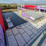 Fire-resistant roofing boards utilised at exemplar Rosyth school Roofing boards on Caledonia High School