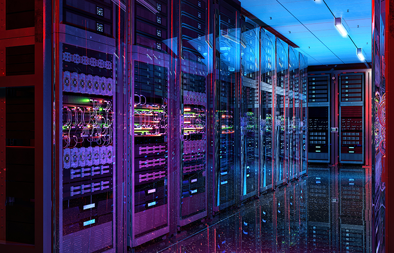 Data centre server racks