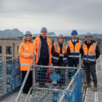 Scotland’s housing secretary highlights crucial role of apprentices in housebuilding sector Màiri McAllan MSP with Barratt team