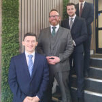 Allied Surveyors Scotland confirms four director promotions L-R: Andrew McCall, Stephen Cunningham, Ben Roddis, and Graeme Millar. Image credit: Allied Surveyors Scotland