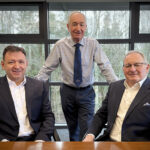 L-R: Elliot Robertson, Sir Bill Robertson, John Watson