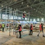 CITB urging Scottish offshore workers to consider scaffolding careers Scaffolding training taking place