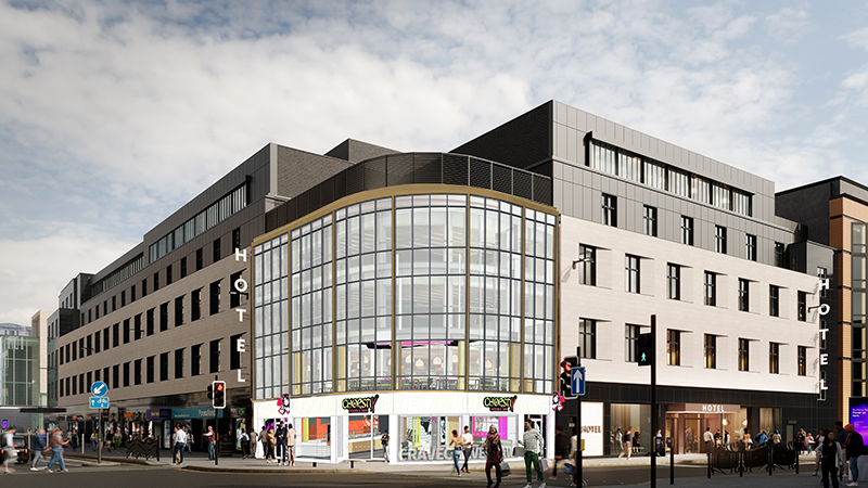 CGI of Chopstix restaurant in Glasgow