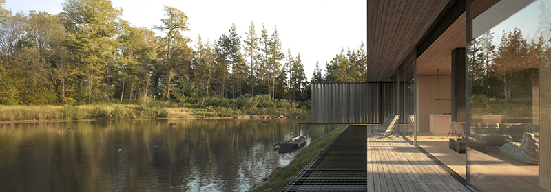 CGI of Black Swan House
