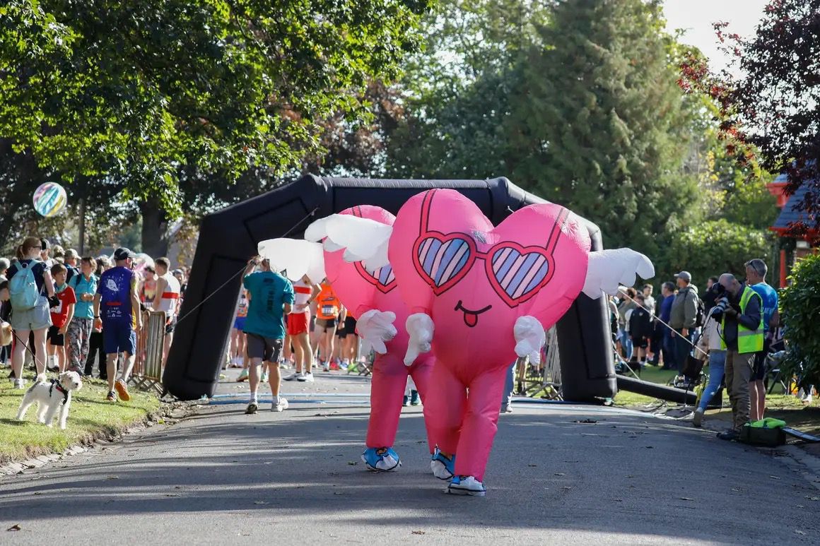 Fancy dress at Kirkcaldy Parks Running Festival