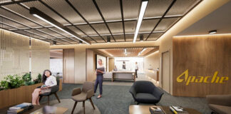 CGI of Aberdeen office fit-out