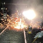 Three month project readies Scotland’s railway for warm weather Rail stressing in Dumbarton