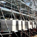Precast solutions address safety from the ground up Scaffold precast concrete project