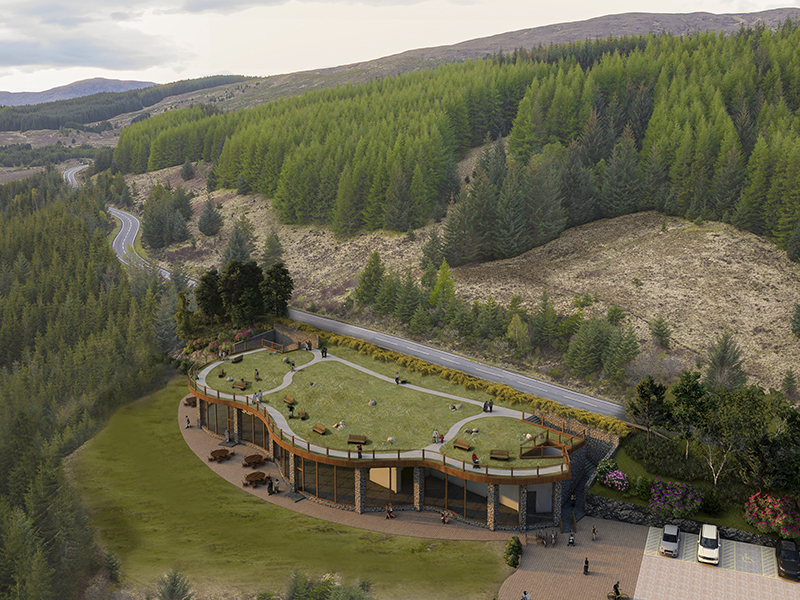 CGI of proposed Glengarry Viewpoint plans