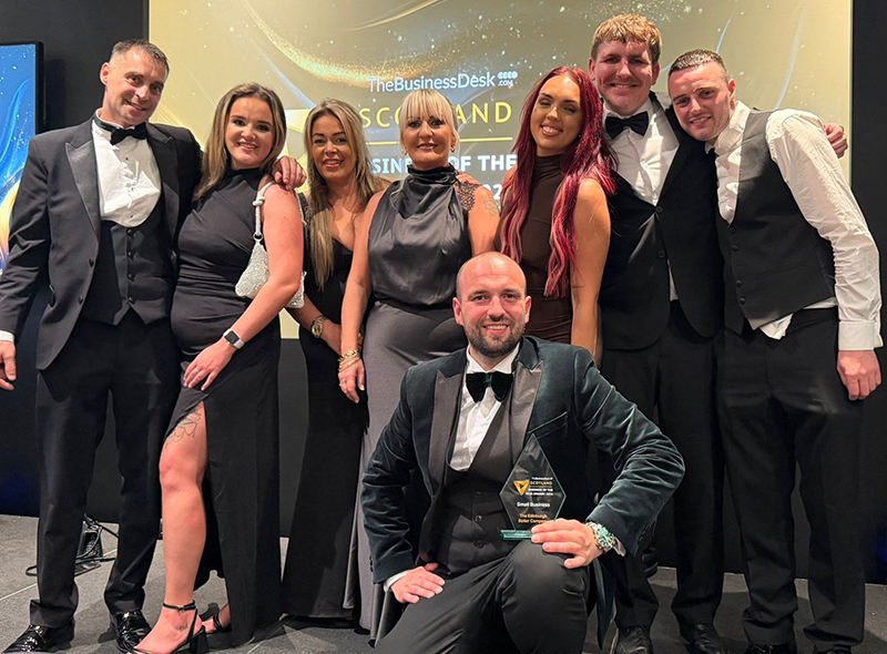 Edinburgh Boiler Company celebrating award win