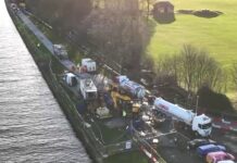 River Esk sewer lining