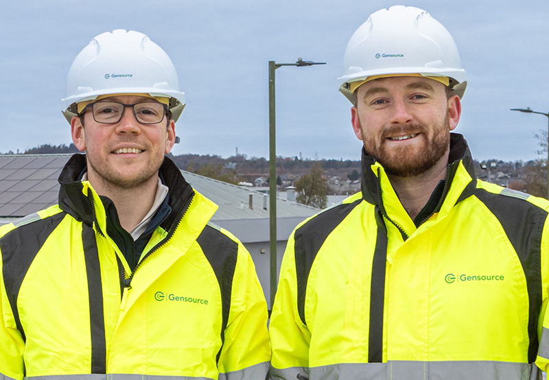 Gensource co-founders Josh King (left) and Robert Wilson