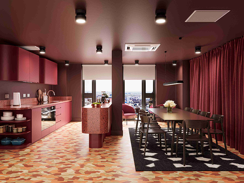 St Vincent Studios dining area