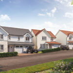 Bellway completes land acquisition ahead of new Kelty development Pilgrim Manor streetscene CGI