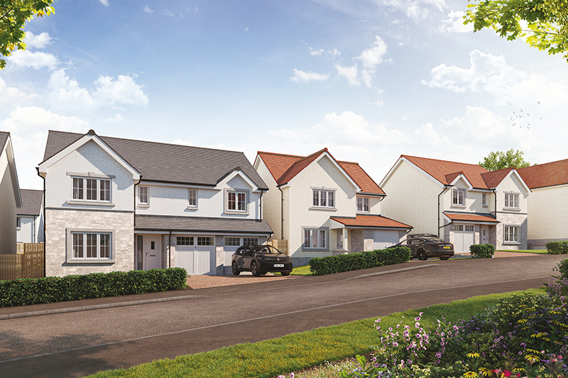 Pilgrim Manor streetscene CGI