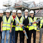 Housebuilders welcome new construction apprentices in the north of Scotland Springfield Group apprentices