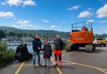 Charles Brand begins £2.2 million Tarbert Harbour marina slipway project