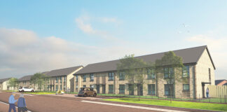 View looking along Appin Road. Image credit: Grant Murray Architects