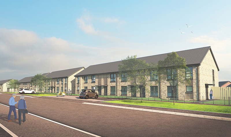 View looking along Appin Road. Image credit: Grant Murray Architects