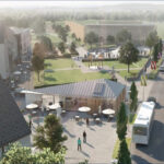 Active travel work marks early milestone for landmark Durieshill project Durieshill village core
