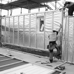 Academics will help shape future homes Scotframe launched its new building panel last year.