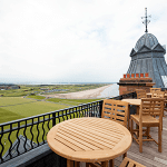 Buzon helps create ‘best view in golf’ The stunning view of St Andrews - the most famous golf course in the world.
