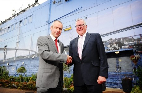 Ed Monaghan with Fergus Ewing MSP
