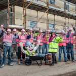 Construction staff in the pink for breast cancer campaign