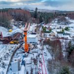Lynebeg rail bridge installation marks A9 Dualling milestone
