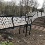 Historic Glasgow railway bridge finds new home in Brechin