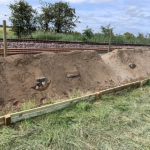 Bee bank installed next to Ayrshire rail line