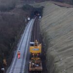 Recycled plastic sleepers laid in 175-year-old Perthshire tunnel