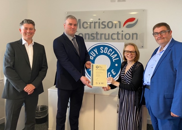 Tom Arthur MSP visits Morrison Construction