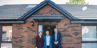 Residents at new home