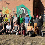 Female street artists brighten up Westway industrial estate Street artists at Westway