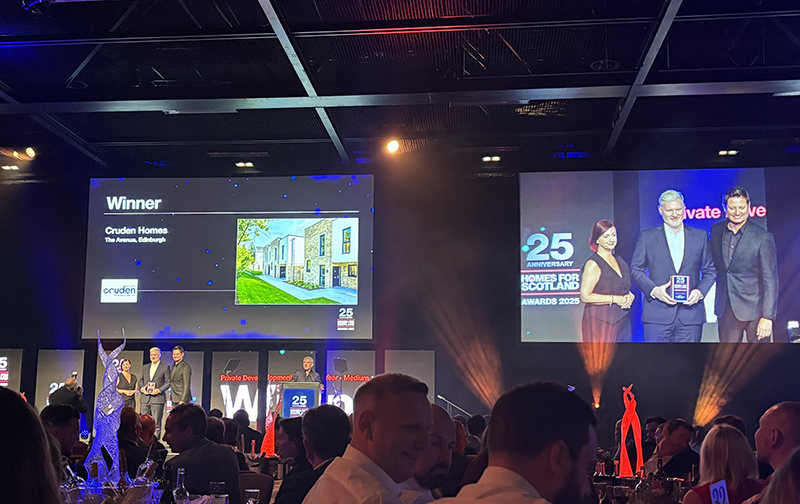 Cruden at Homes for Scotland Awards