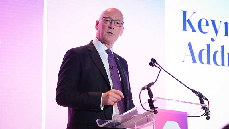 First minister John Swinney