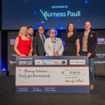 Homes for Scotland secures ‘Future Planners’ bursaries to attract fresh talent Cheque presentation at Homes for Scotland lunch
