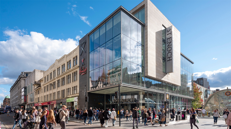 St Enoch Shopping Centre in Glasgow