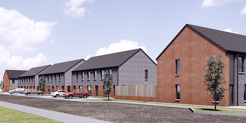 Artist's impression of Braehead site