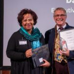 Mark Shiner with his awards at Wentworth Woodhouse last week during the Heritage Craft Awards 2025 ceremony. Credit: Robert Wade.